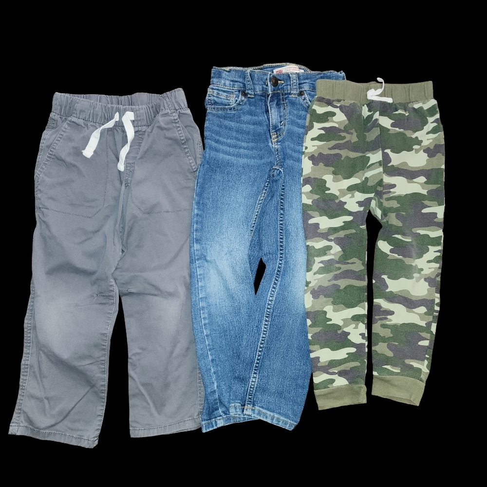 Rowing Blazers Kids Camo, Denim, and Gray Jeans Trio